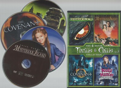 Mysterious Island Godzilla The Covenant Roxy Hunter 4 Movie Collection (DVD Set)-image