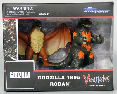 Godzilla 1995 and Rodan Vinimates 2 Pack 2021 Diamond Select Toys Toho (SEALED)-image
