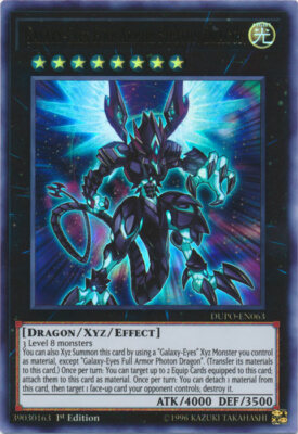 Yu-Gi-Oh! - Galaxy-Eyes Full Armor Photon Dragon  (DUPO-EN063) - Duel Power - NM-image