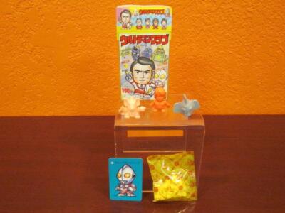 1991 ULTRAMAN LITTLE BIG HEAD FIGURE w/ MASK CANDY MONSTER & BOX BANDAI JAPAN #2-image