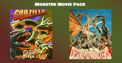 Monster Movie Pack [DVD] (MOD) SHIPS FAST! 🔥 Godzilla Ghidorah-image