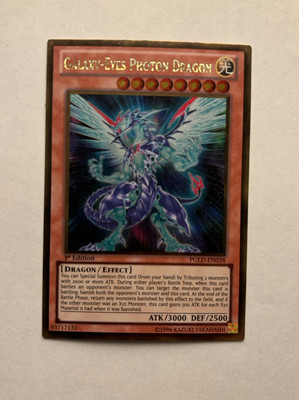 Galaxy-Eyes Photon Dragon - PGLD-EN038 - Near Mint NM - Gold Rare - 1st Edition-image