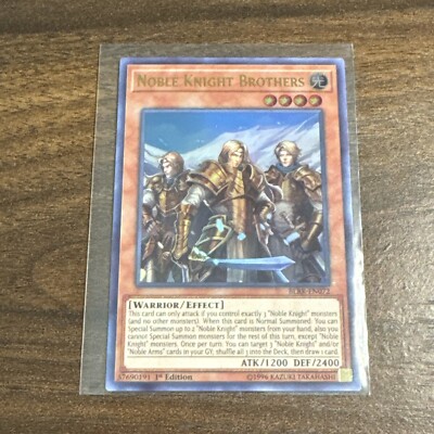 Yu-Gi-Oh! Noble Knight Brothers BLRR-EN072 1st Edition Ultra Rare NM-image