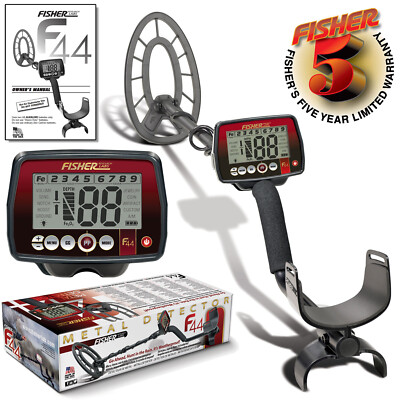 Fisher F44 Metal Detector with 11