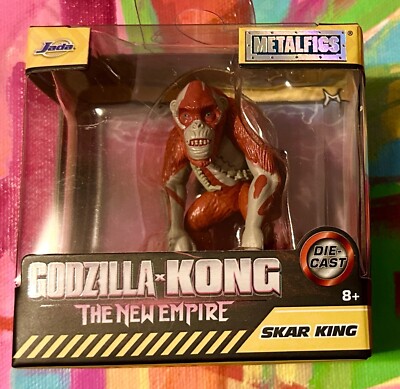 Godzilla X Kong The New Empire Jada Metalfigs SKAR KING (NEW) Die-cast-image