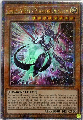 Galaxy-Eyes Photon Dragon (New Art) (Quarter Century Secret Rare) RA04-EN008...-image