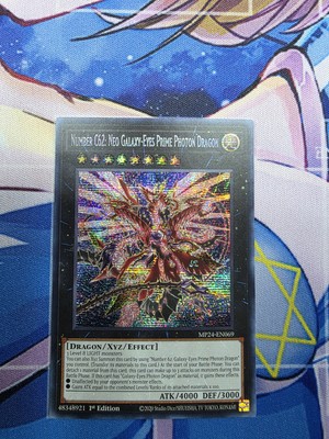 NUMBER C62: NEO GALAXY-EYES PRIME PHOTON DRAGON  Secret Rare MP24-EN069 Yu-Gi-Oh-image
