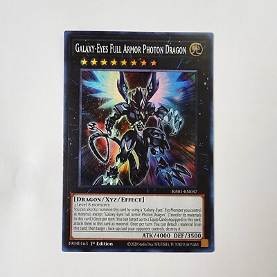 Galaxy-Eyes Full Armor Photon Dragon - RA01-EN037 - Super Rare - NM - Yugioh-image