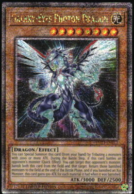 Yu-Gi-Oh Galaxy-Eyes Photon Dragon 2023 TN23-EN012 Quarter Century Rare Unlimitd-image