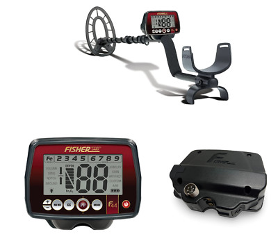 Fisher F44 Metal Detector with Waterproof Search Coil NEW IN THE BOX Deal-image