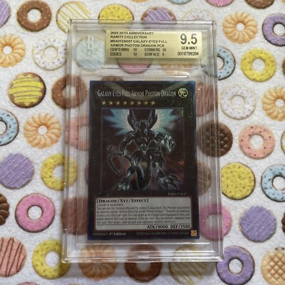 BGS 9.5 Gem Mint Yugioh 2023 Galaxy-Eyes Full Armor Photon Dragon PCR 25th-image