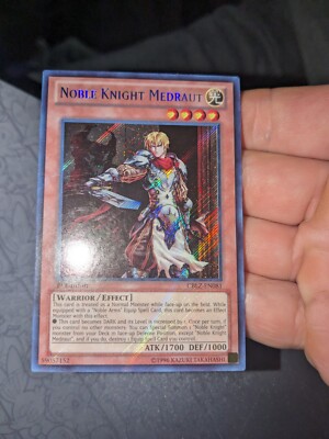 Yu-Gi-Oh! TCG Noble Knight Medraut Cosmo Blazer CBLZ-EN081 1st Edition Secret...-image