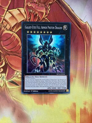 MP16 EN044 Galaxy-Eyes Full Armor Photon Dragon Super Rare 1st Edition Yugioh-image