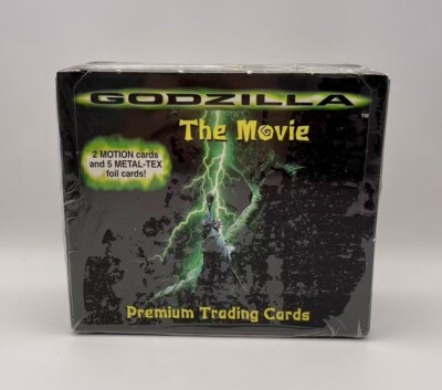 Godzilla The Movie Premium Trading Cards - Factory Sealed Box - JP AMADA-image