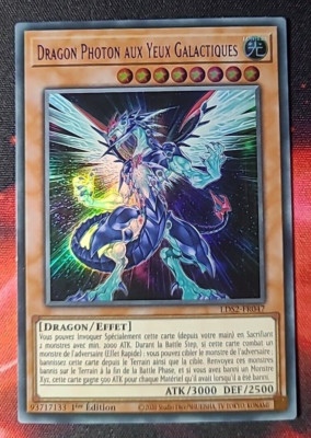 Yugioh Dragon Photon With Galactic Eyes 1st Ed. Ultra Rare Blue LDS2-FR047 Fr-image