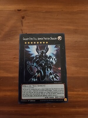Yugioh Galaxy-Eyes Full Armor Photon Dragon RA01-EN037 Super Rare 1st Ed NM-image