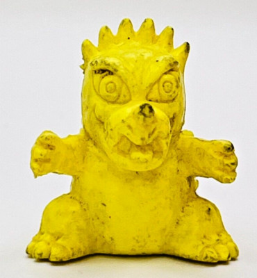 Baragon Yellow Godzilla Eraser Monster Vintage Toei Mini Figure Japanese-image