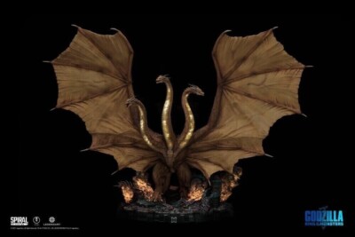 Spiral Studios King Ghidorah DELUXE VERSION NEW IN BOX Godzilla KOTM Rare LE-image