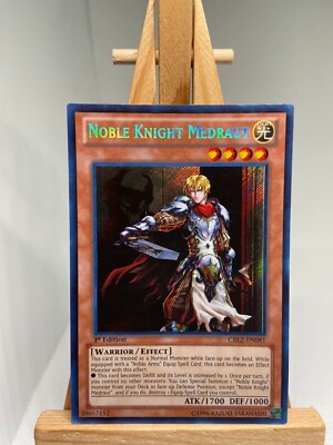 Noble Knight Medraut - Secret Rare 1st Edition CBLZ-EN081 - LP - YuGiOh-image