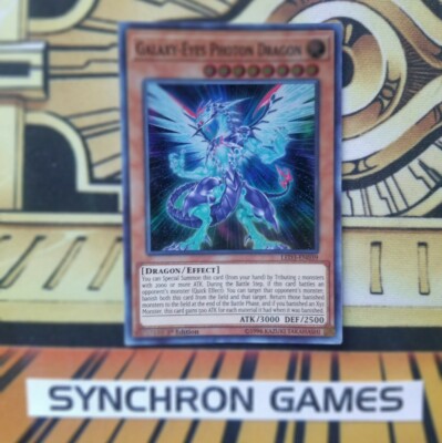 Galaxy-Eyes Photon Dragon - LED3-EN039 - Super Rare - 1st Edition - NM Yugioh-image