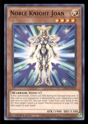 Yugioh Noble Knight Joan #LED8-EN030 Legendary Duelists: Synchro Storm LP-image