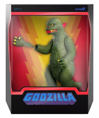 Super7 Toho Ultimates Shogun Godzilla Action Figure - Green Sealed In Box-image