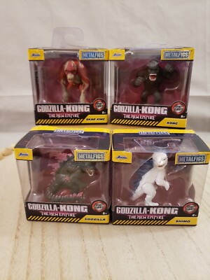 jADA METALFIGS Key Chain Godzilla x Kong The New Empire 2.5 Inch - 4 Pack-image