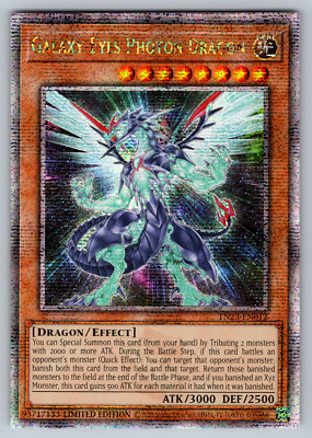 Galaxy-Eyes Photon Dragon Yugioh TN23-EN008 Quarter Century Secret Rare QCR NM-image