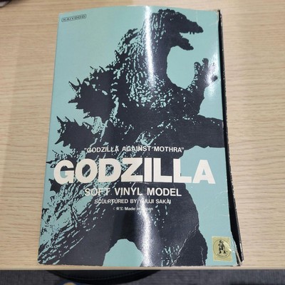Kaiyodo Godzilla Soft Vinyl Kit 1991 Mos Prototype Sakai Yuji Used, box conditio-image