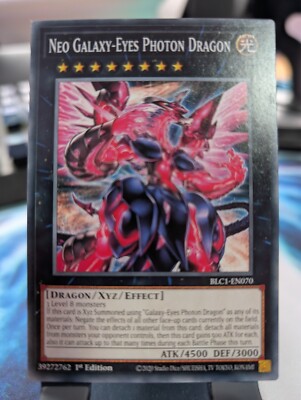 YuGiOh! Neo Galaxy-Eyes Photon Dragon BLC1-EN070 1st Ed-image