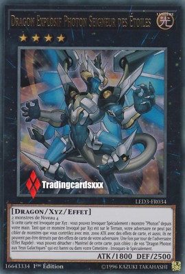 ♦Yu-Gi-Oh!♦ Starlord Photon Explosive Dragon: LED3-FR034 -VF/Ultra-image