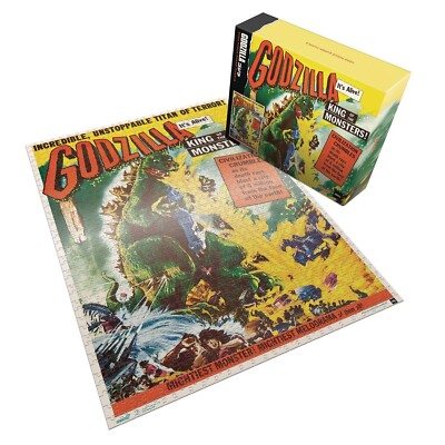 GODZILLA KING OF MONSTERS US RELEASE POSTER TOHO JIGSAW PUZZLE SEALED MIB-image
