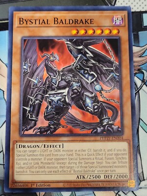Yugioh Bystial Baldrake PHHY-EN004 Common 1st Ed ! NM-image