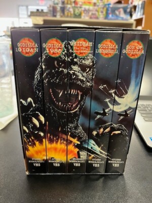 Godzilla Biggest Battles 5 VHS box set-image