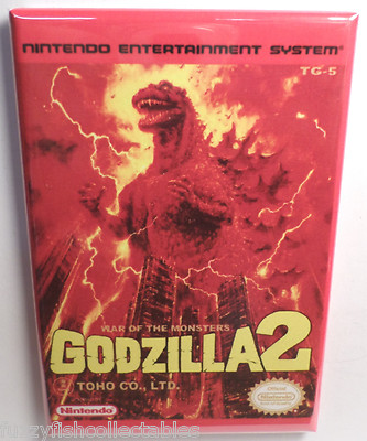 Godzilla 2 Nintendo NES Vintage Game Box  2
