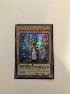 Yugioh! Noble Knight's Spearholder - BROL-EN019 - Ultra Rare - 1st Edition Near -image