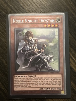 Noble Knight Drystan LIMITED EDITION Ultra Silver Rare Holographic-image