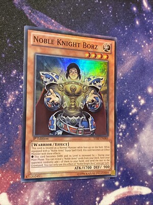 NM Noble Knight Borz - SHSP-EN085 - Super Rare - 1st Edition-image