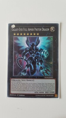 Galaxy-Eyes Full Armor Photon Dragon	CROS EN095	Super	Rare	1st Edition	Yugioh-image