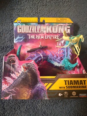 Tiamat With Submarine Godzilla x Kong The New Empire Action Figure MIB 2024-image