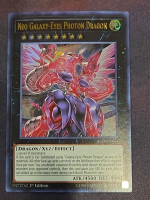YUGIOH! Neo Galaxy-Eyes Photon Dragon BLLR-EN064 Ultra Rare 1st Edition NM-image