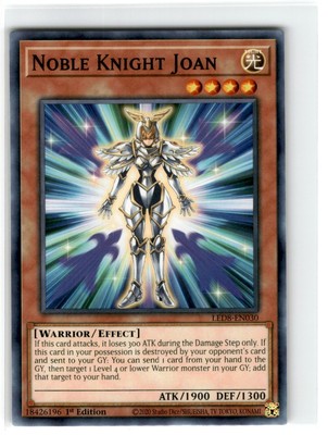 Yu-Gi-Oh! Noble Knight Joan Common LED8-EN030 Lightly Played 1st Edition-image