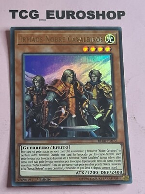 NOBLE KNIGHT BROTHERS ● YUGIOH ● BLRR ● ULTRA RARE ● 2018 ● PORTUGUESE ● #141-image