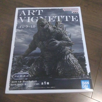 Godzilla ART VIGNETTE 2023 On Water Ver. Figure Used Box Damage-image