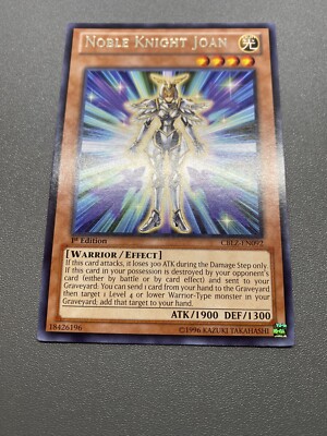 Yu-Gi-Oh! Noble Knight Joan Rare 1st Edition CBLZ-EN092 MP-image