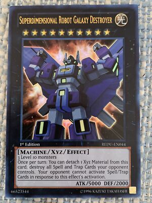 YuGiOh SUPERDIMENSIONAL ROBOT GALAXY DESTROYER REDU-EN044 Ultra Rare 1st Ed-image