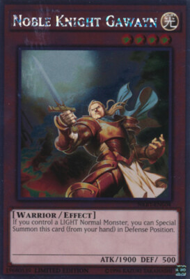 Noble Knight Gawayn - NKRT-EN004 - Platinum Rare - Limited Edition PL/MP YuGiOh!-image
