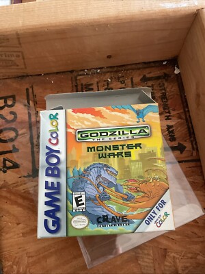 Godzilla Monster Wars (Nintendo Game Boy Color) 2000 Authentic Box And Manual-image