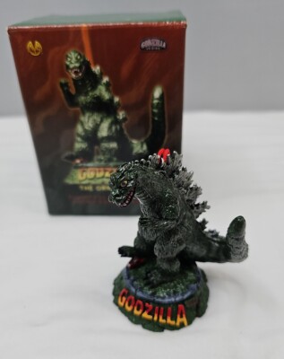 MOORE CREATIONS GODZILLA THE ORNAMENT 1999 W/ BOX Limited Edition Matt Krivicke-image
