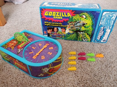 1978 Mattel Godzilla Game In Box Incomplete See Pictures Vintage-image